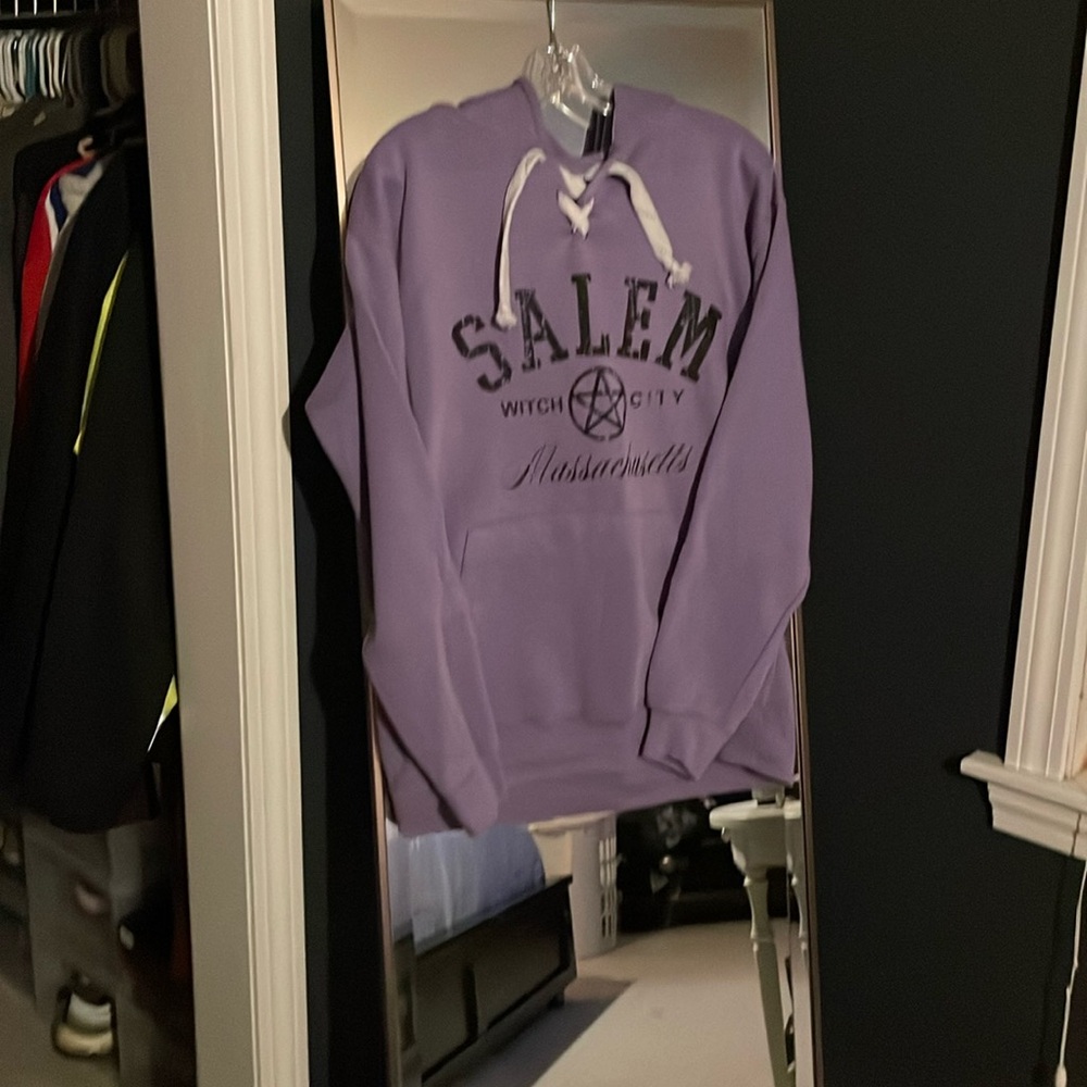 Salem Massachusetts Lavender Hoodie